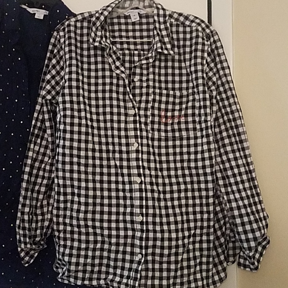 Two button down blouse